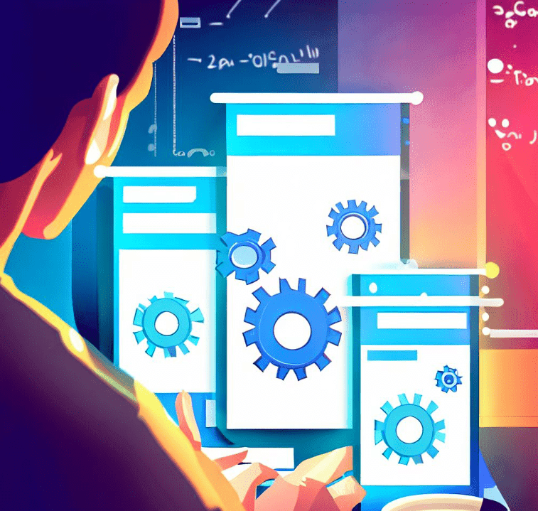 Cross-Platform App Development Illustration