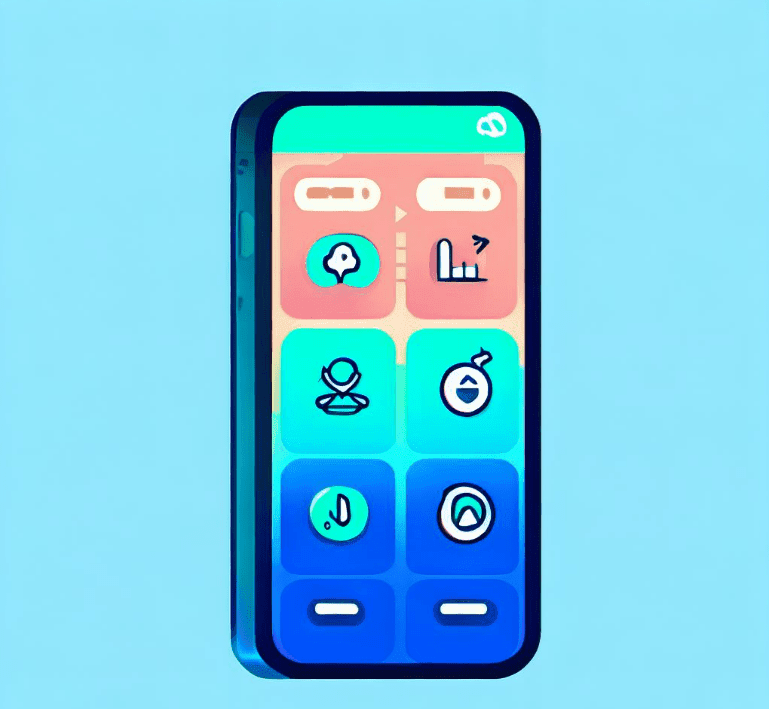 Mobile App UI/UX Design Illustration